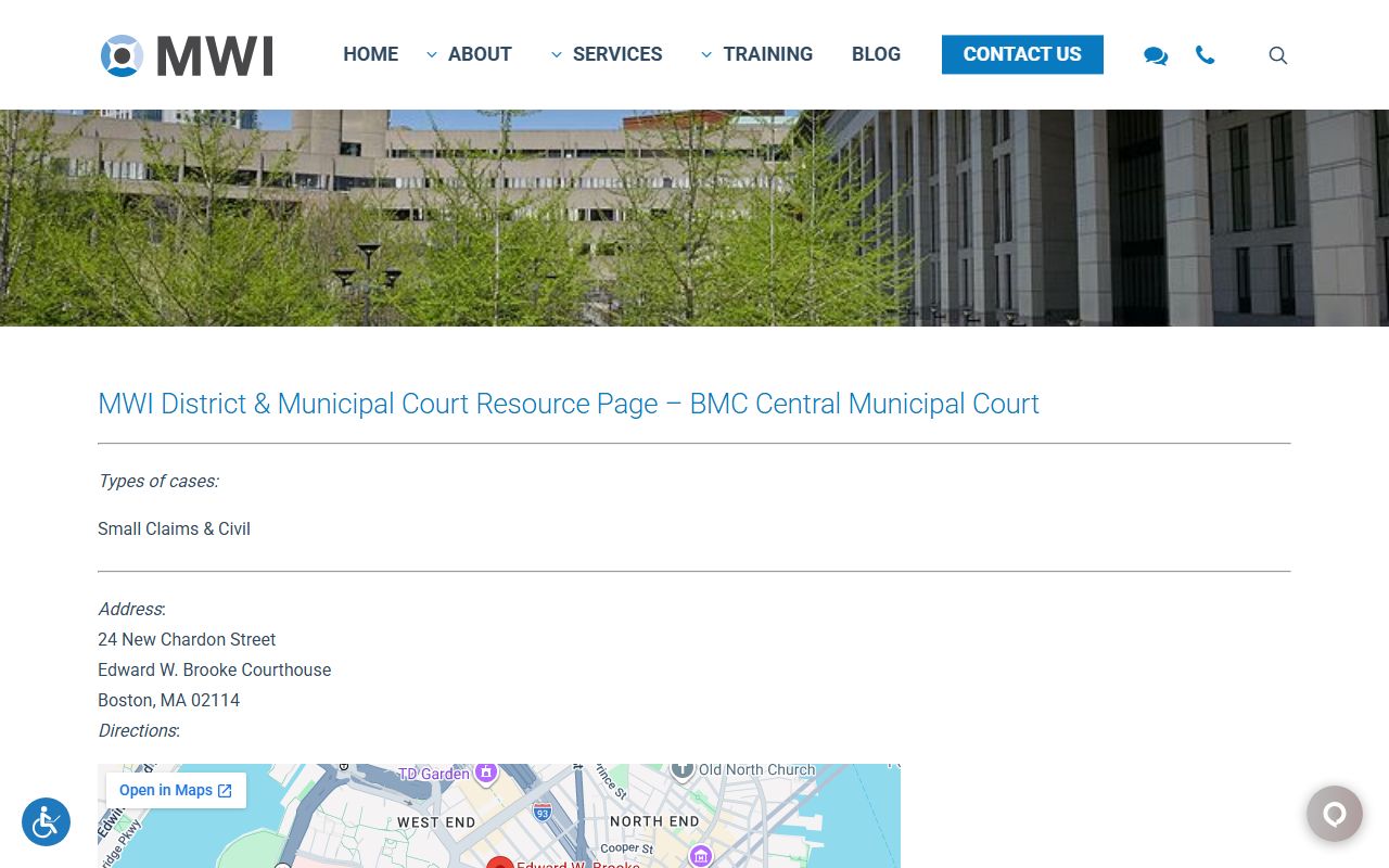 BMC Central Division for Boston court records